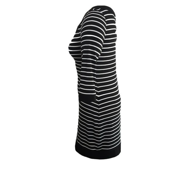 White House Black Market Tunic Top XS Stripe Mini Dress - Picture 3 of 8